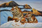 unknow artist Tigers 026 oil painting reproduction